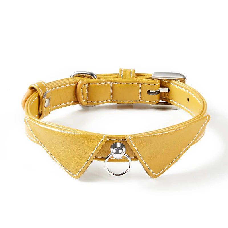 Aurex Cat Collar — Shirt Collar Design, Contrast Stitching