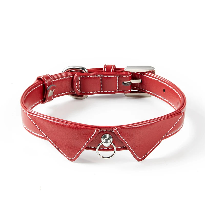 Aurex Cat Collar — Shirt Collar Design, Contrast Stitching